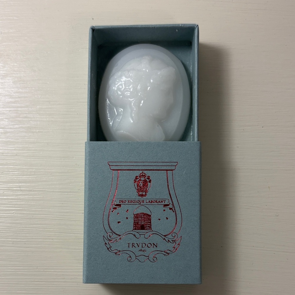 Cire Trudon Blue Box with Pink Emblem